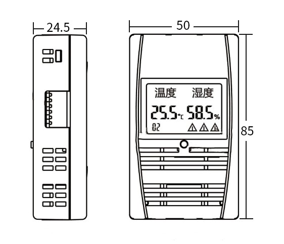 SPD-HT485_D機架溫濕度傳感器，機架溫濕度傳感器